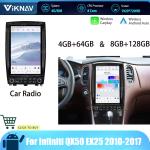 Infiniti QX50 EX25 2010-2017 Aftermarket Bluetooth Car Stereo Double Din Head