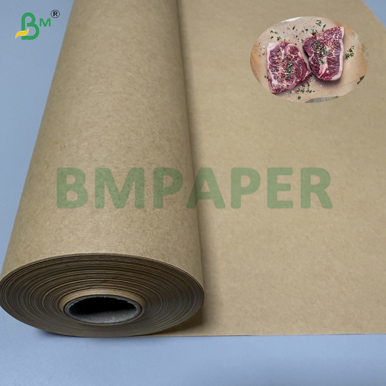 60gsm 70gsm Food Grade Brown Butcher Paper Rolls 24 Inch Width X 175ft