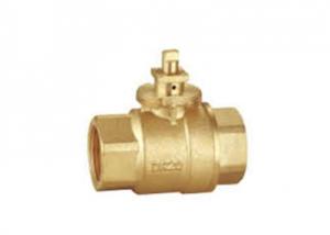 Wholesale Brass DN15 Hot Water Motorised Valve , Heating System Electric Ball Valve from china suppliers