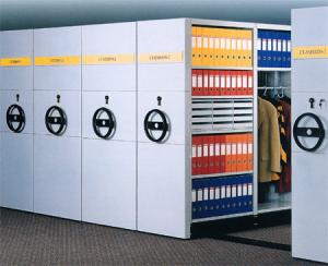 Wholesale Compact Movable Shelving moving filing cabinet used as book shelf from china suppliers