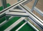 Aluminum T - Slotted Framing System 40 X 40 Mm , 2 Mm Wall Thick Aluminium