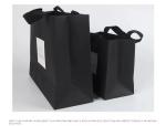 OEM Black White Apparel Paper Bag Clothing Marble Paper Gift Bags