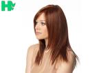 Red Color Synthetic Hair Wigs 16 inch None Lace Elegant Ladies Wigs