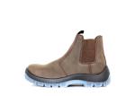 Comfort Steel Toe Cap Hiking Waterproof Hunting Boots Cow Leather Office Without
