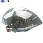 Real carbon material EN966 standard Paragliding helmet 330g+/-50g super light