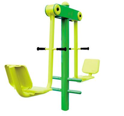 outdoor fitness equipments steel based zinc powder coating leg stretching