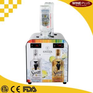 Wholesale Double Tank Liquor Bottle Shot Dispenser Compressor Cooled For Bars / Restaurants from china suppliers