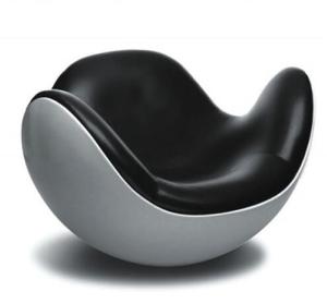 Wholesale Designer Fiberglass Shell Leather Lounge Leisure Placentero Ball Chair from china suppliers