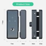 Tuya Remote Control Face Recognition Door Lock Face Identify Office Glass Door