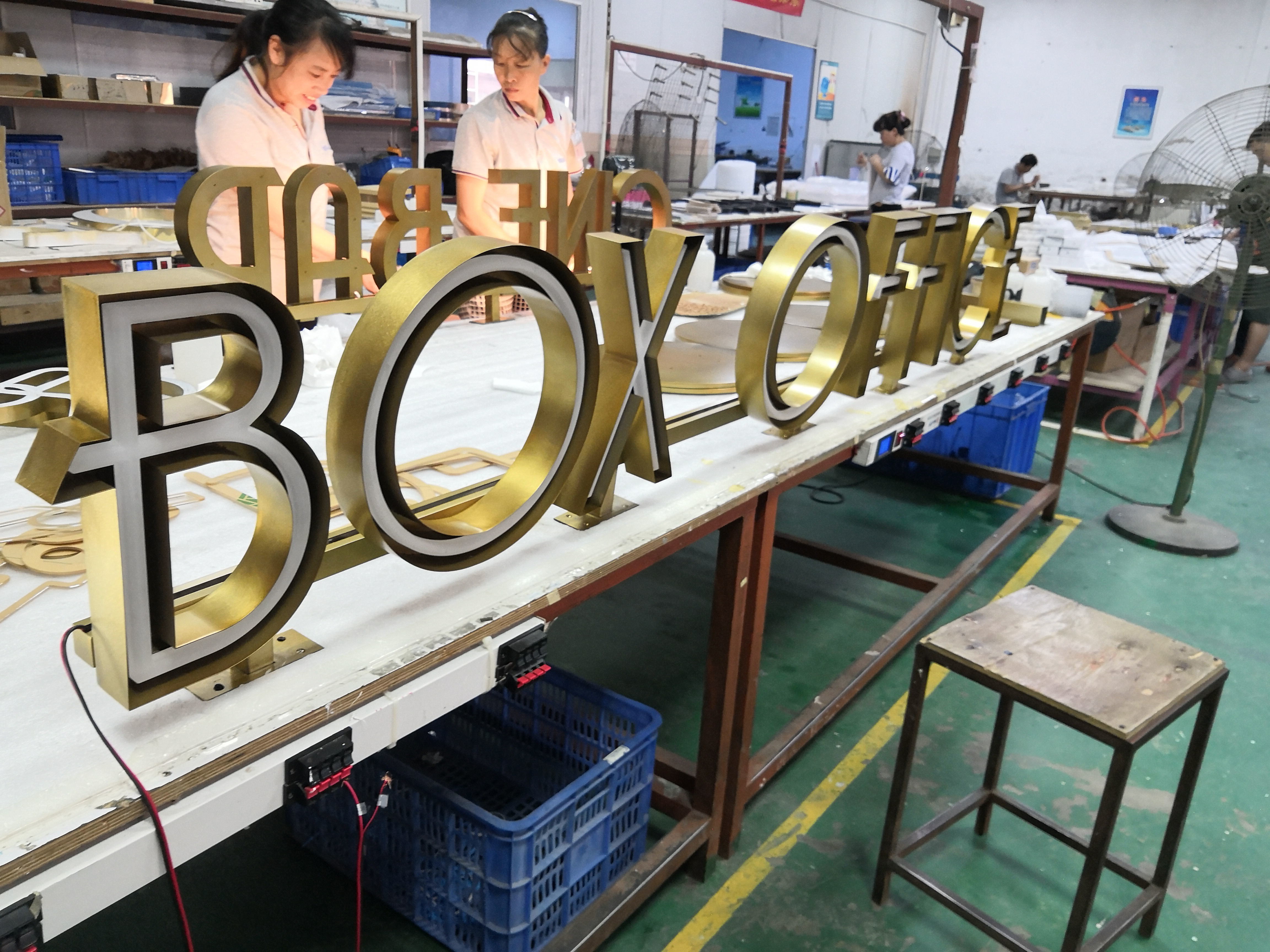 3D Illuminated Letters Signage Customized Size 3 Years Warranty