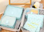 Cartoon travel storage bag 6pcs set luggage sorting sub-bags clothing travel bag
