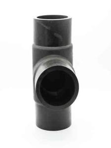 Wholesale DN63-DN450 SDR11 SDR17 SDR17.6 Spigot Equal Tee PE Fusion Fittings from china suppliers