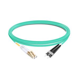 Wholesale 3m (10ft) Duplex OM3 Multimode LC UPC to ST UPC PVC (OFNR) Fiber Optic Cable from china suppliers