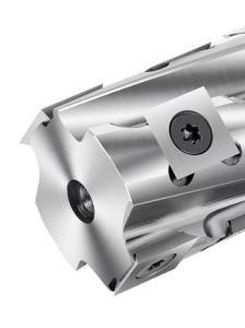 Wholesale CNC Compatibility Alloy Steel Helical Spiral Cutter Heads With Hard Carbide Inserts from china suppliers