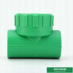 Green Female Threaded Tee Din 8077 Ppr Pipe Fittings