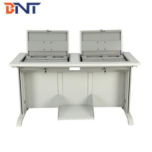 Wholesale High School / College Student Double Computer Desk PC Slot Available from china suppliers
