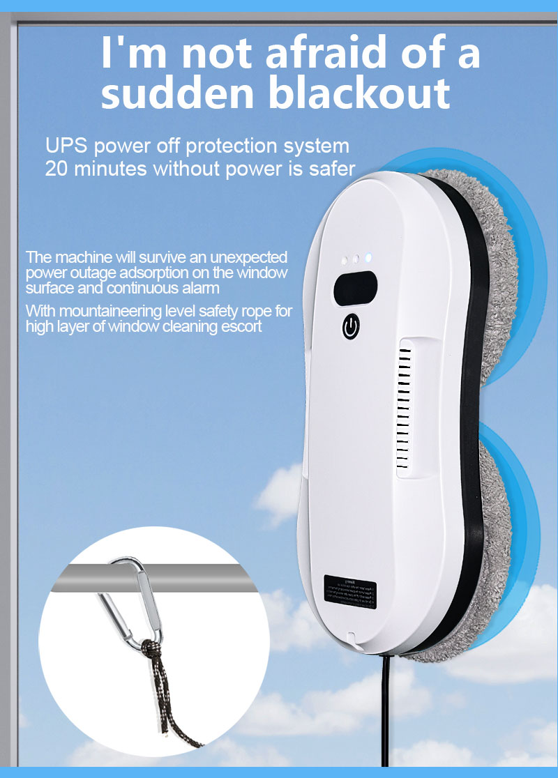 Ultra Thin Window Cleaning Robot with App-Controlled Remote Control and Private Mold