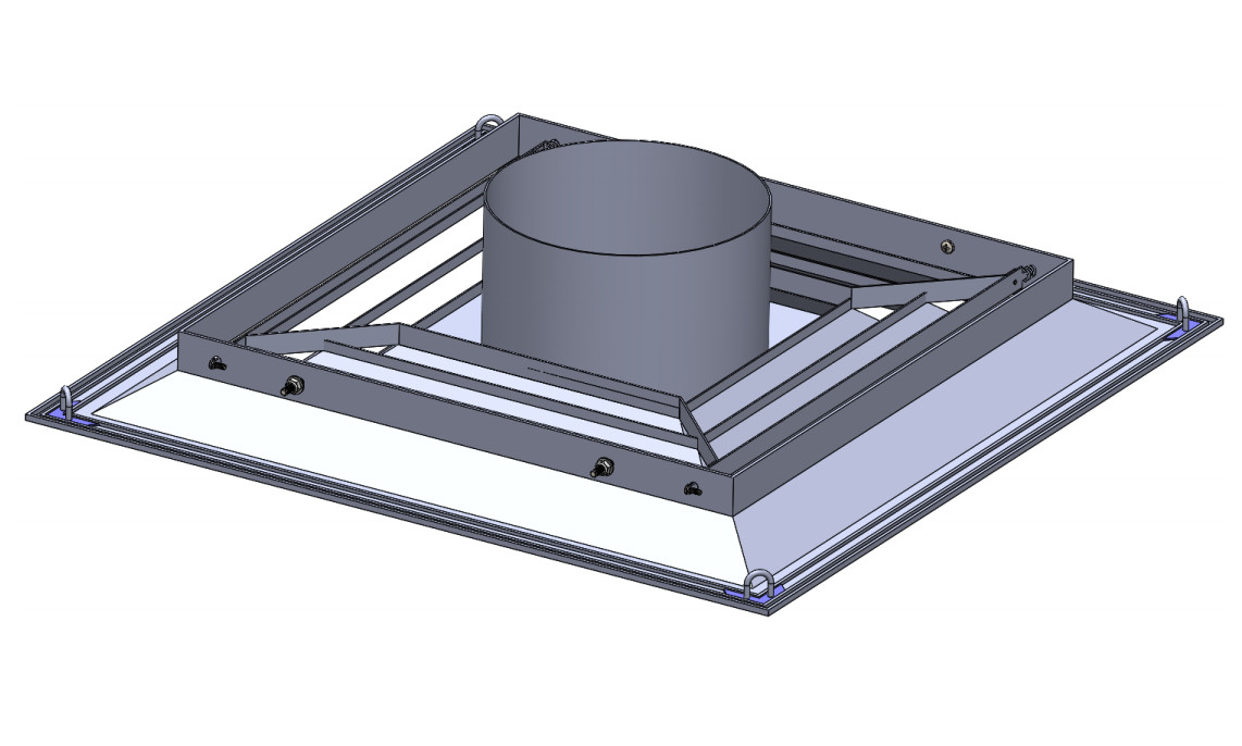 Combined Square Air Conditioning Grilles And Diffusers
