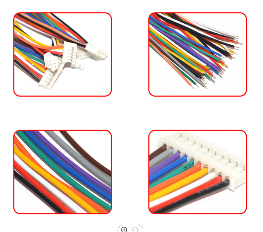2.0mm 2x7 Pin Custom UL1672 Multi Terminal Cable Flat Electrical Wiring Harness