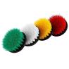 Buy cheap 4PCS 4" Drill Brush Set Soft Medium and Stiff Power Scrubbing Brush from wholesalers