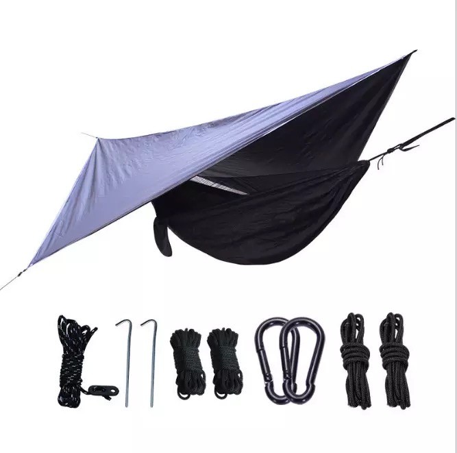 210t Nylon Portable Camping Hammock Easy For Travelling