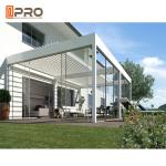 Sun Shade Opening Roof Modern Aluminum Pergola Outdoor Rainproof Roof Louver