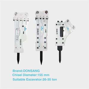 Wholesale Chisel 155mm Hydraulic Breaker Rock Hammer For Excavator 26 Ton 30 Ton 35 Ton from china suppliers