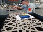 800mm Width 3.5MM 4.5MM Aluminium Laser Cut Screens With Welding & Stiffener