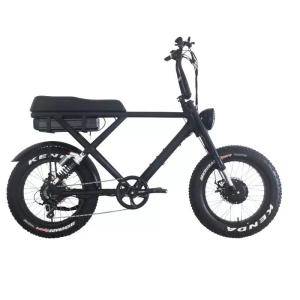 Wholesale 48v 500w Electric Bike Rear Motor Full Suspension Electric Fat Bike with Lithium Battery from china suppliers