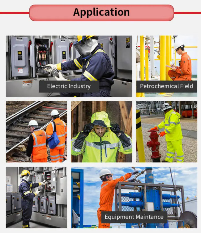 220 To 260gsm High Visibility Safety Work Uniforms Waterproof For Industry Workers