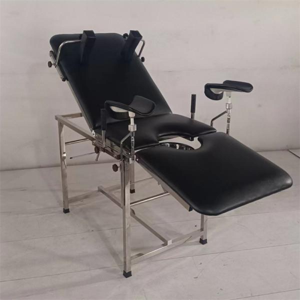 Medical Gynaecological Examination Bed Knock Down Construction Adjustable 150KG