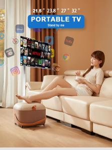 Wholesale Interactive Lcd Display 21.5inch Screen Smart Portable Tv Tablet Mobile Rechargeable TV from china suppliers