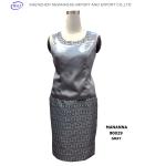 MANANNA 80029 Apricot/Gray 2 pcs dress suit for wedding
