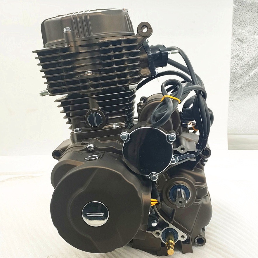 150cc Air-Cooled Dual-Clutch Tricycle Engine Assembly for Three Wheels Motor in Black