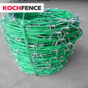 Wholesale Hot Dipped Galvanized Barbed Wire Fence Simple Installation Anti Climb from china suppliers