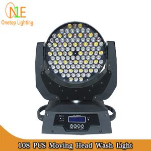 Wholesale 3 in 1 RGBW LED Stage Light dj effect light 108x3w led moving head wash stage light supply from china suppliers