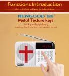 Bible usb mini fm radio speaker