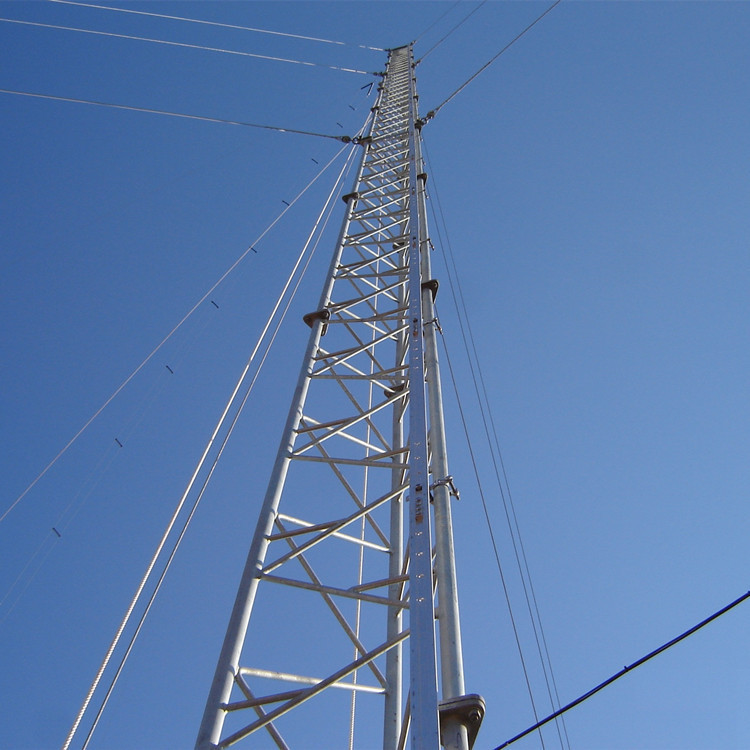 20m Antenna Telecommunication Guyed Lattice Tower