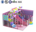 Pink Macaron Themed Kids Amusement Park For Kindergarten Playgrounds 3D Design