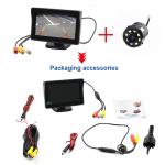 TFT 4.3'' Car Rear View Monitor 338g Light Weight Low Power Consumption