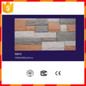 Wholesale Light weight waterproof exterior pu foam stone panels from china suppliers
