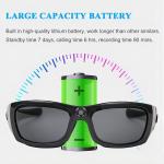 720p Bluetooth Video Sunglasses Recording For Trekking Walking Golf Outdoor