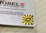Self Adhesive Cosmetic Hot Stamping Labels Custom Logo With Glossy Sticker