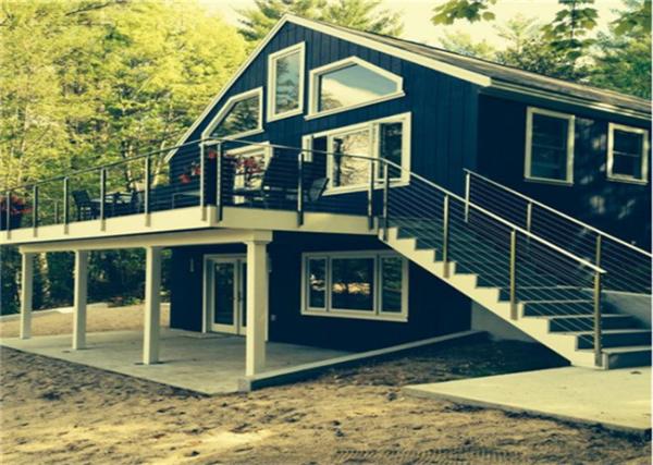 Useful Design Stainless Steel Wire Deck Railing , Horizontal Cable Railing