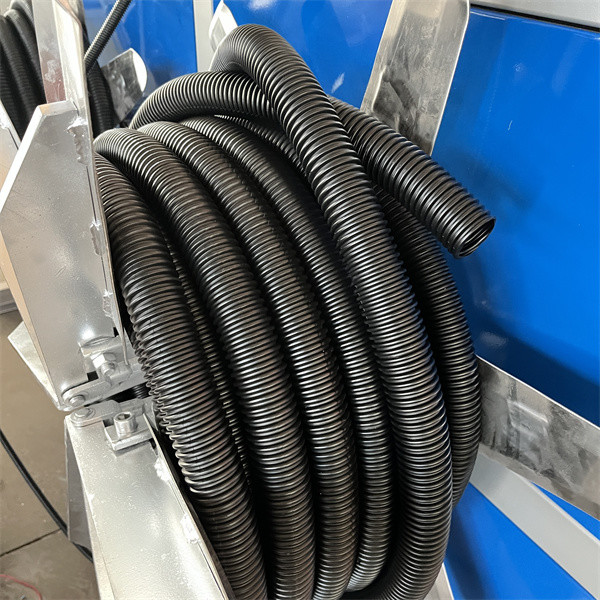 Single Wall Plastic Corrugated Pipe Extrusion Line High Capacity 8-15m/Min