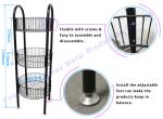 Metal Shelf Retail Display Rack Store Toy Stand With Bins