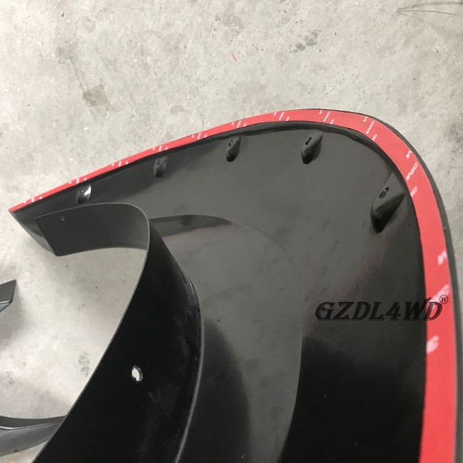 ABS 4x4 Fender Flare Wheel Arch Flares for Ford Ranger 2015-2018 with 3M Tape