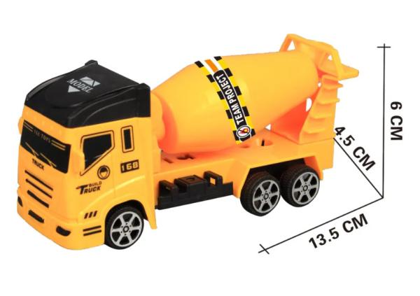 Inertia Four-Wheel Drive Engineering Vehicle Children′s Simulation Model Car