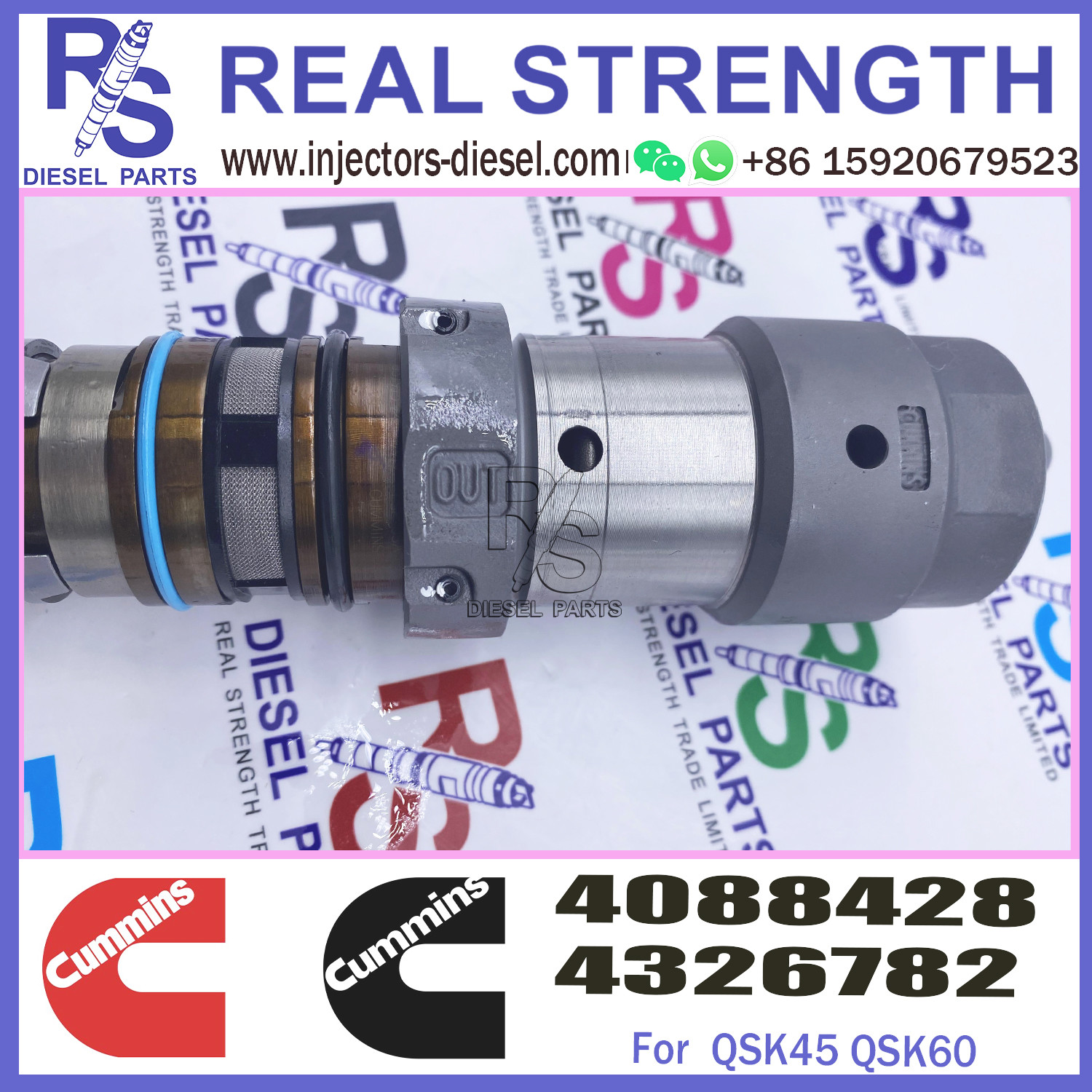QSK45 QSK60 Cummins Diesel Injector Overhaul Repair Kit 4326782 4326780 4928346