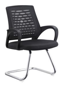 Wholesale Non Wheeled Portable Office Chair , Commercial Desk Chairs Black Long Using Life from china suppliers